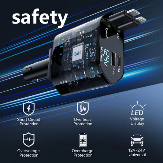 Carregador retrátil Safety